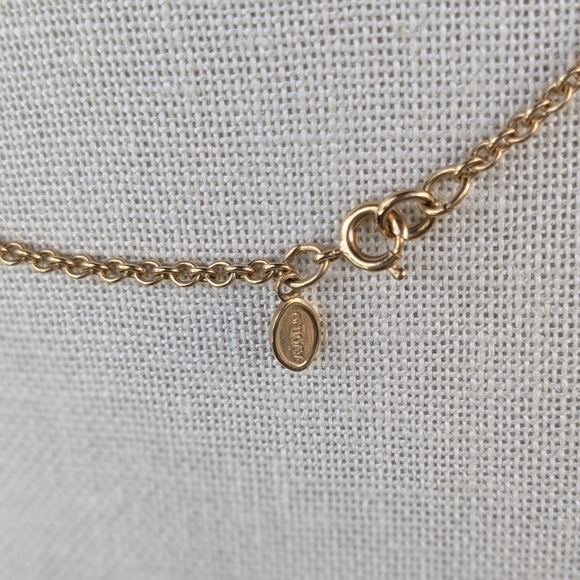 Avon Gold and Brown Beaded Necklace - Picture 5 of 5